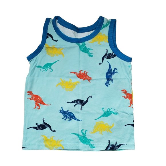 Boys Size XS 4-5 Tank Tops Sleeveless‎ Shirts 5 Piece Set. Gently worn - Picture 4 of 7